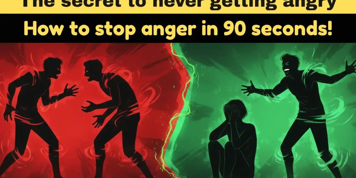 The secret to never getting angry: How to stop anger in 90 seconds!