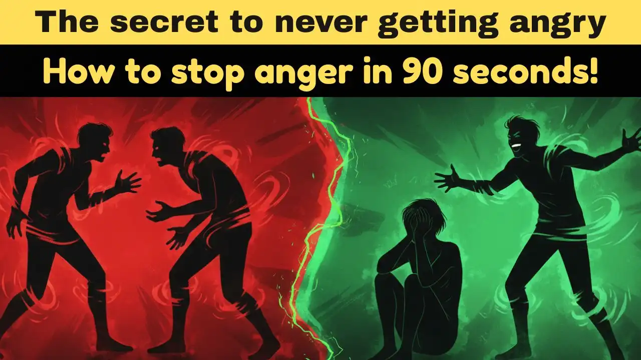 The secret to never getting angry: How to stop anger in 90 seconds!
