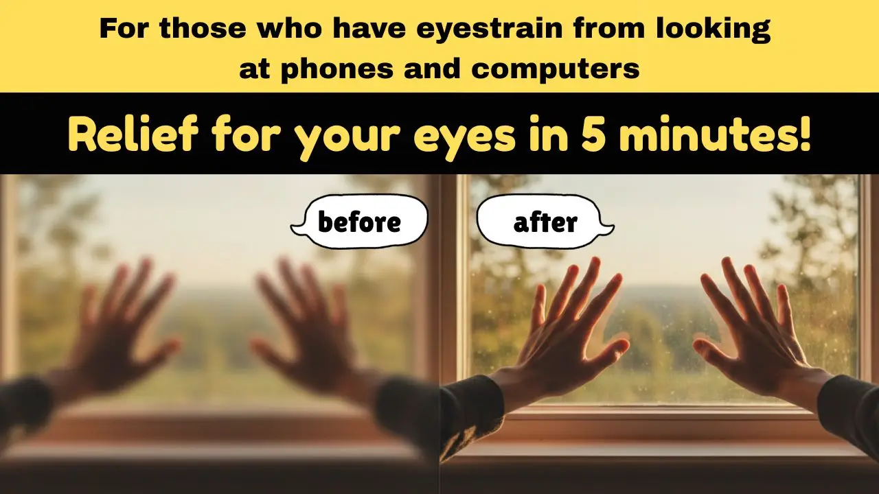 5 easy exercises to instantly relieve eye strain