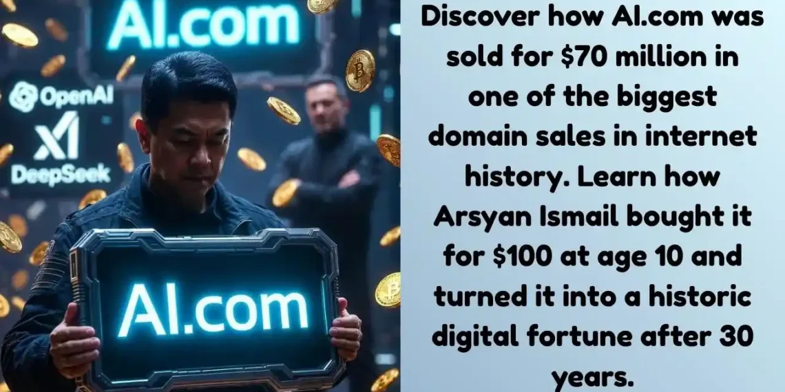 The Man Who Sold AI.com: The Journey from $100 to $70 Million!