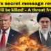 The Iran-America conflict that is shaking the world: Trump’s secret message is revealed!