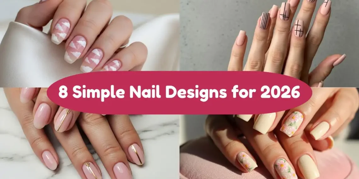 8 Simple Nail Designs for 2026: Easy, Stunning Ideas