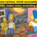 What will happen in 2026 according to The Simpsons cartoon series