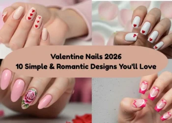 Valentine Nails: 10 Simple & Romantic Designs to Fall in Love With This February