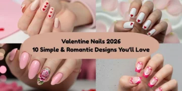 Valentine Nails: 10 Simple & Romantic Designs to Fall in Love With This February