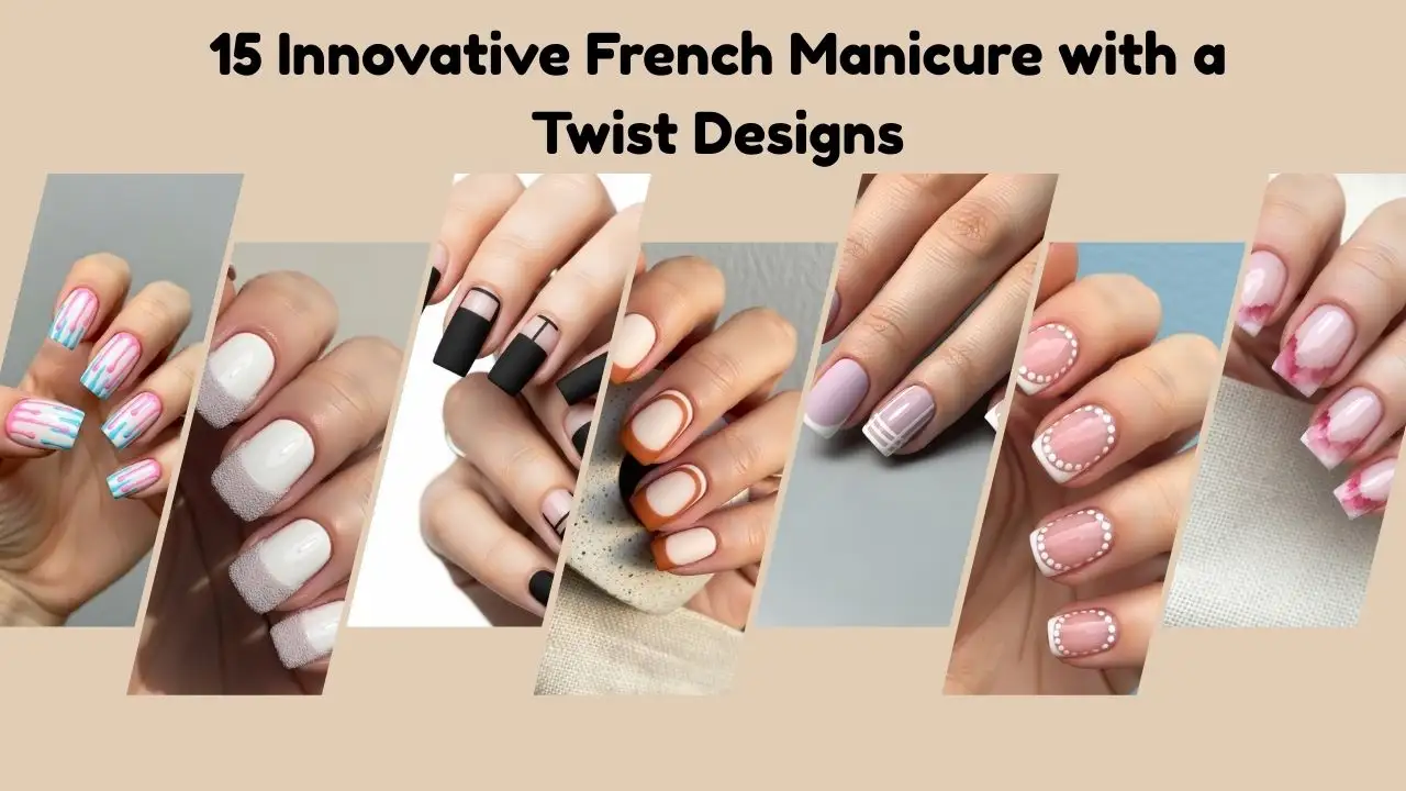 15 Innovative French Manicure with a Twist Designs
