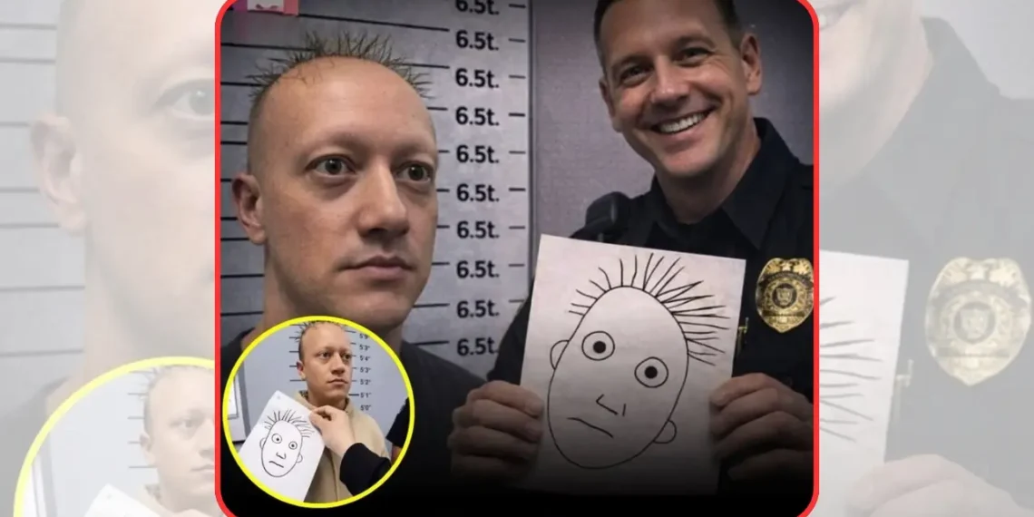 The world’s most unfortunate thief was caught in the same “cartoon” drawn by the police artist