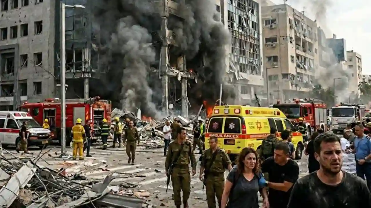 Iran launches series of powerful missile attacks on Israel and US targets Death toll exceeds 200!