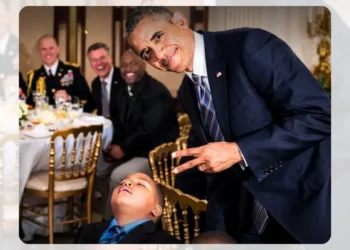 The amazing joke President Obama made with a sleeping child, forgetting about the White House ceremony 12 years ago